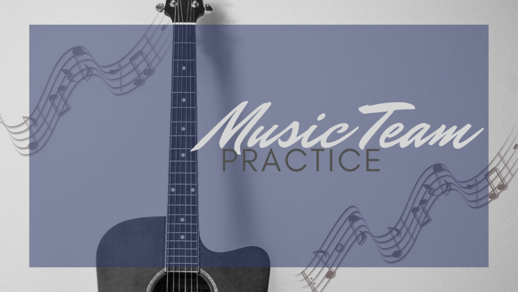 music team practice event header